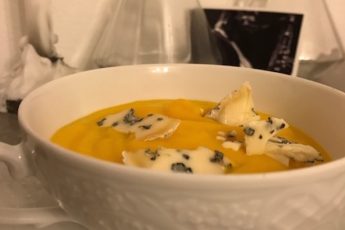 recette de veloute courge olive