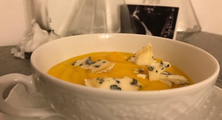 recette de veloute courge olive