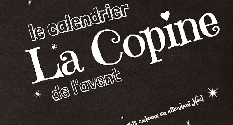 calendrier de l'avent lacopine blog féminin