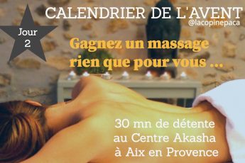 calendrier de l'avent massage à gagner concorus la copinepaca