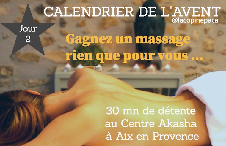 calendrier de l'avent massage à gagner concorus la copinepaca