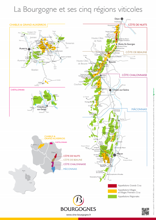 carte vins bourgogne la copine déguste