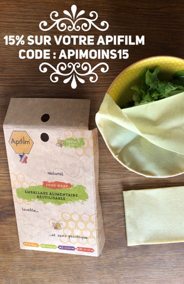 film alimentaire sans plastique code promo apifilm