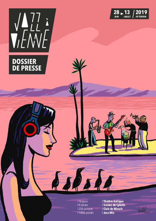 affiche jazz a vienne loustal