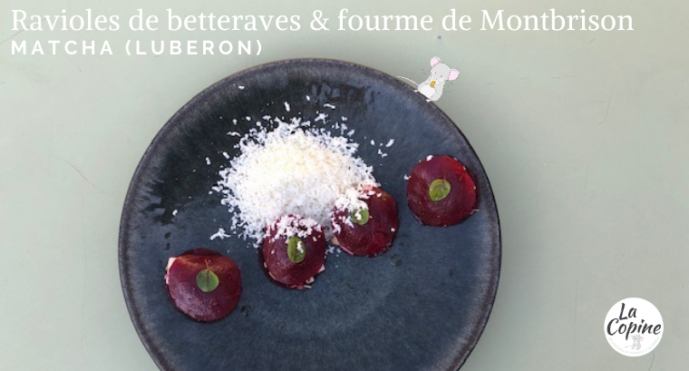 recette chef raviole betterave fourme montbrison